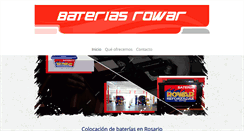 Desktop Screenshot of bateriasrowar.com